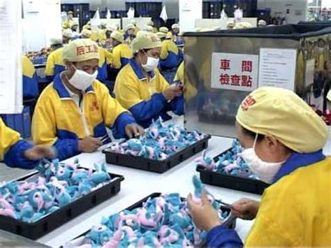 how are stuffed animals made in a factory
